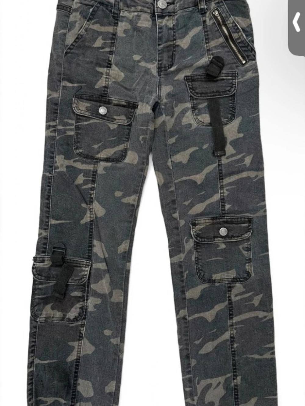 VIP Women’s Camouflage Jeggings - Black & Gray